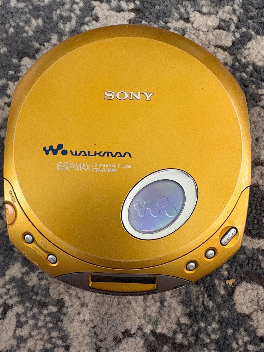 Sony Walkman Portable CD Player - Gold parts